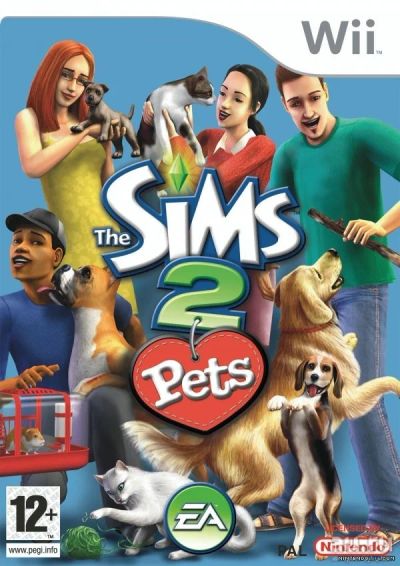 Лот: 9769230. Фото: 1. Nintendo Wii Sims 2 Pets. Игры для консолей