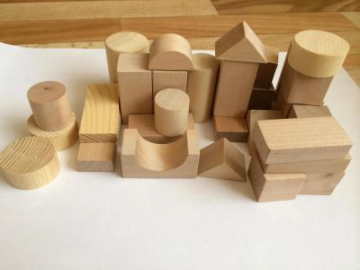 Лот: 3966882. Фото: 1. кубики деревянные (30 шт). Развивающие