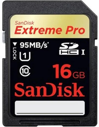 Лот: 5349852. Фото: 1. Карта памяти SDHC 16Gb SanDisk... Карты памяти