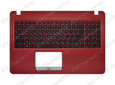 Лот: 19257679. Фото: 1. Клавиатура Asus X540 красная топ-панель. Клавиатуры для ноутбуков