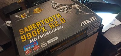 Лот: 17233595. Фото: 1. ASUS Sabertooth 990 FX + FX8320e... Комплекты запчастей