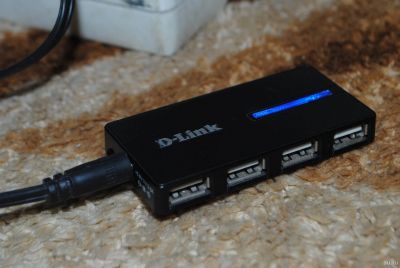 Лот: 13774532. Фото: 1. USB hub мощный, с доп. блоком... USB хабы