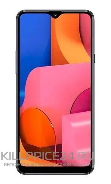 Лот: 16620557. Фото: 1. Samsung Galaxy A20s 3/32GB, синий. Смартфоны