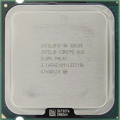 Лот: 18737787. Фото: 1. Intel Core 2 Duo E8500 Wolfdale... Процессоры