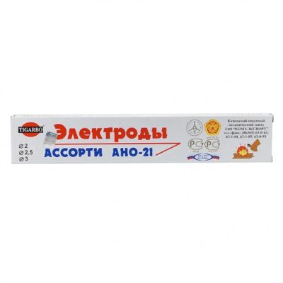 Лот: 24120224. Фото: 1. Электроды Tigarbo, AHO-21 Ассорти... Электроды, проволока для сварки