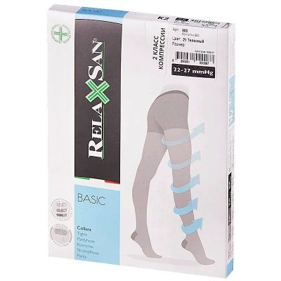 Лот: 23719132. Фото: 1. Relaxsan Basic Колготки компрессионные... Лекарства