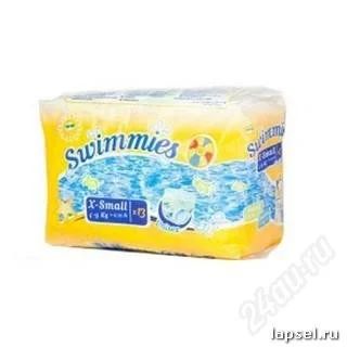 Лот: 1887205. Фото: 1. Трусики для бассейна 4-9 кг Swimmies... Другое (дети растут)