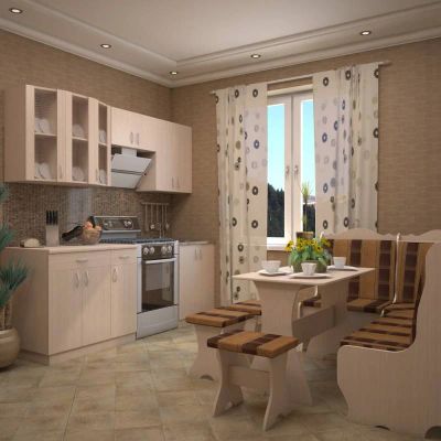 Лот: 3619325. Фото: 1. Кухня 1.5 м "Стандарт-эконом". Кухонные гарнитуры