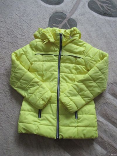 Лот: 14996611. Фото: 1. куртка весна - осень детская желтая. Верхняя одежда