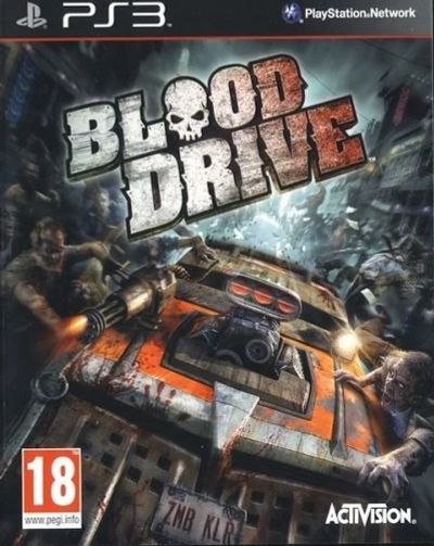 Лот: 13345262. Фото: 1. Blood Drive [PS3, английская версия... Игры для консолей