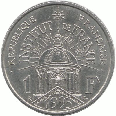 Лот: 19201952. Фото: 1. 1 франк 1995 г. Европа