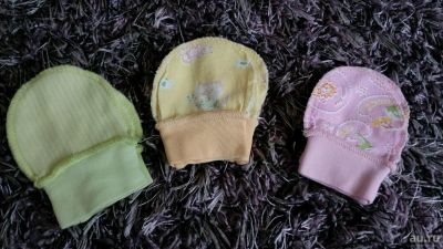 Лот: 9874907. Фото: 1. Антицарапки для новорожденных... Другое (одежда и аксессуары)