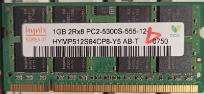 Лот: 615743. Фото: 1. Модуль памяти SO DIMM DDR2 1Gb... Оперативная память
