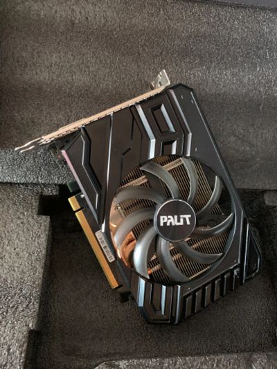 Лот: 20268554. Фото: 1. Видеокарта palit gtx 1660 super. Видеокарты