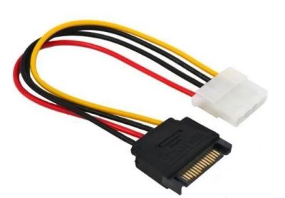 Лот: 7434865. Фото: 1. Кабель SATA to Molex 0,15м 12382. Шлейфы, кабели, переходники