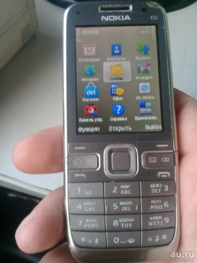 Лот: 12794219. Фото: 1. Nokia e52 оригинал с рубля. Кнопочные мобильные телефоны