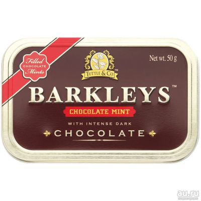 Лот: 12740570. Фото: 1. Леденцы Barkleys Chocolate Mint. Шоколад, конфеты