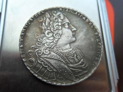 Лот: 16441036. Фото: 1. 1 рубль 1727 года. Россия до 1917 года