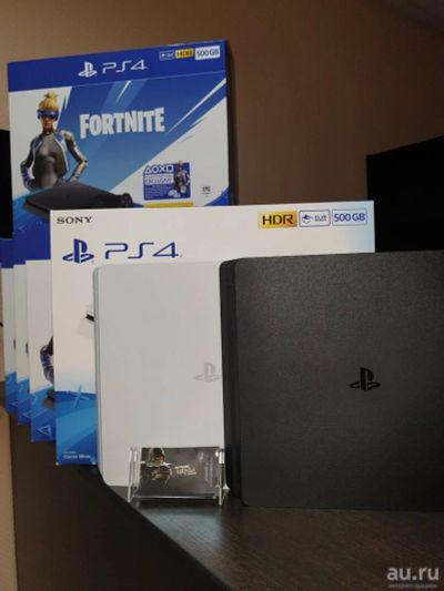 Лот: 15129247. Фото: 1. Sony PlayStation 4 Slim НОВАЯ... Игровые приставки, консоли