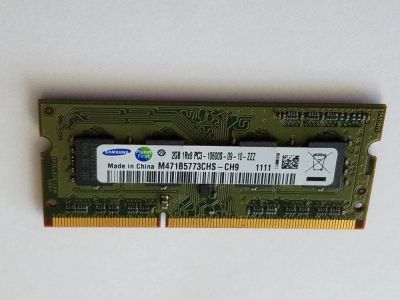 Лот: 10254159. Фото: 1. ОЗУ Samsung DDR3 sodimm 2GB 1Rx8... Оперативная память