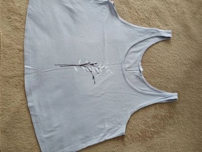 Лот: 25741656. Фото: 1. Домашняя одежда: короткий топ... Топы, майки