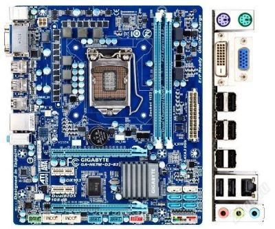 Лот: 1664085. Фото: 1. Материнская плата Gigabyte GA-H67M-D2-B3... Материнские платы