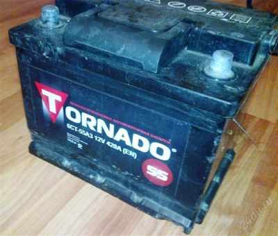 Лот: 1169379. Фото: 1. Аккумулятор TORNADO 55 А/ч п.п... Электрооборудование