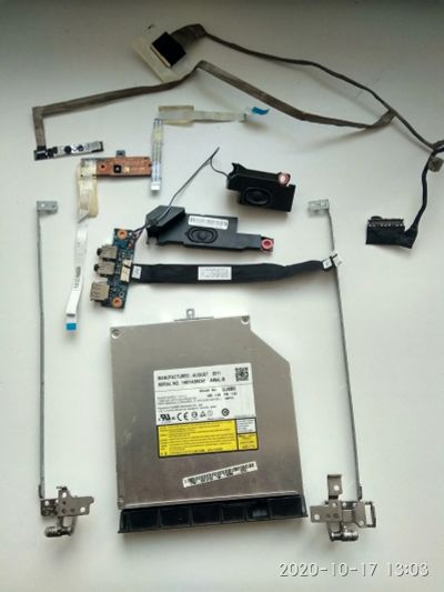 Лот: 16696898. Фото: 1. Петли крышки ноутбука asus x53t... Стойки, направляющие