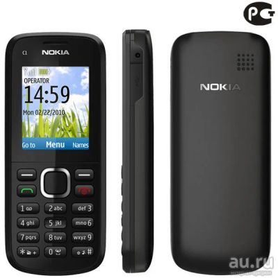 Лот: 10427844. Фото: 1. Nokia c1-02. Кнопочные мобильные телефоны