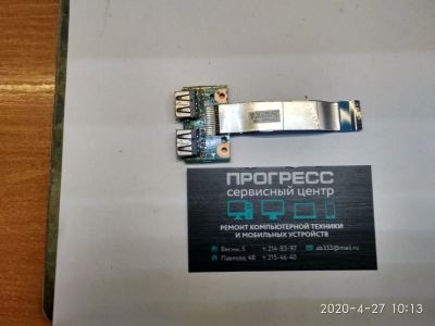 Лот: 15947204. Фото: 1. Б/У плата с разъемами USB 35110CJ00-04T-G... Шлейфы, кабели, переходники