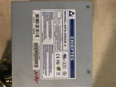 Лот: 16508574. Фото: 1. Блок питания Chieftec 550w. Корпуса, блоки питания