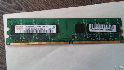 Лот: 11010004. Фото: 1. hynix 1 gb pc2-6400 2 шт ( 2гб... Оперативная память