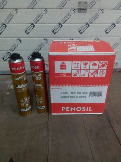 Лот: 10501277. Фото: 1. Пена монтажная Penosil GolgGun... Клеи, герметики, пена монтажная, клейкие ленты