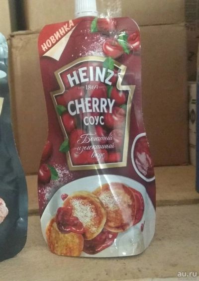 Лот: 16832149. Фото: 1. сладкий соус Heinz Cherry хайнц... Другое (кондитерские изделия, конфеты)