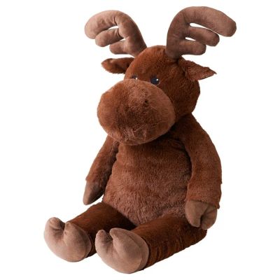 Лот: 20004606. Фото: 1. Мягкая игрушка 68 см, лось IKEA... Мягкие