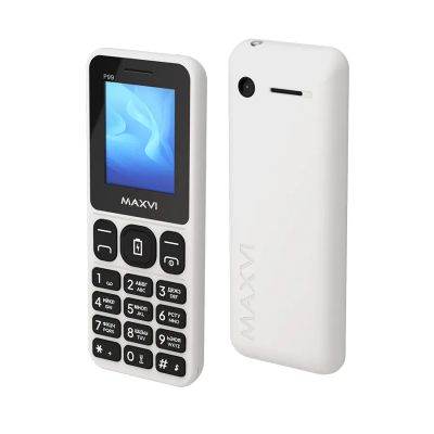 Лот: 25021351. Фото: 1. Сотовый Maxvi P99 White 2sim/2... Кнопочные мобильные телефоны