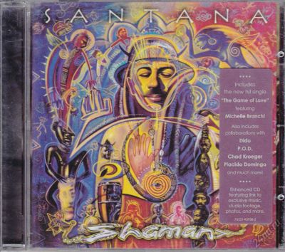 Лот: 5910929. Фото: 1. Santana =Shaman= 2002 CD EU (2... Аудиозаписи