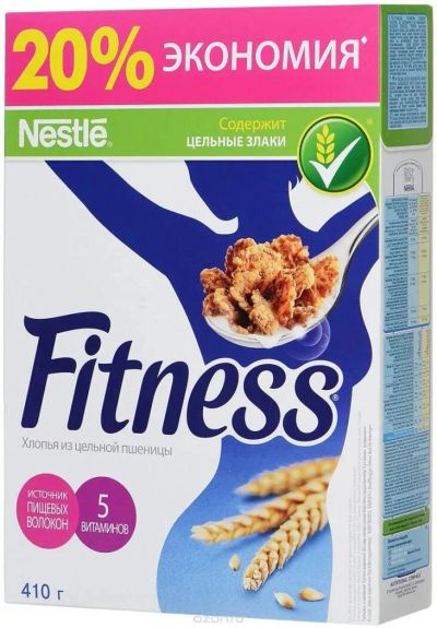 Лот: 10591044. Фото: 1. Nestle Fitness. Хлопья из цельной... Корма