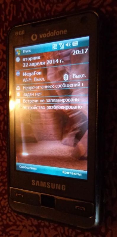 Лот: 4005977. Фото: 1. Samsung SGH-i900 Witu 8Gb. Смартфоны