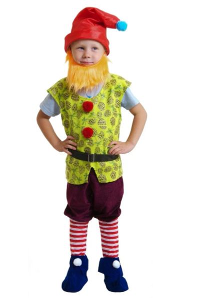 Лот: 10404400. Фото: 1. Детский карнавальный костюм Гномик-2. Детские карнавальные, праздничные костюмы