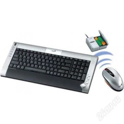 Лот: 1074943. Фото: 1. Genius Wireless G-TT Luxemate... Клавиатуры и мыши