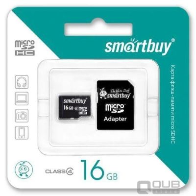 Лот: 7650768. Фото: 1. Карта памяти Smartbuy 16 GB 10... Карты памяти