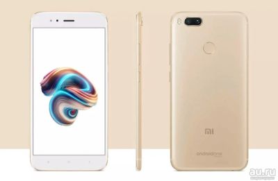 Лот: 13348503. Фото: 1. Смартфон Xiaomi Mi A1 (4/32, Gold... Смартфоны