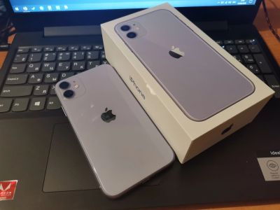 Лот: 16421319. Фото: 1. iPhone 11 Purple 64Gb. Смартфоны