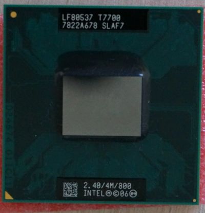 Лот: 13952042. Фото: 1. CPU - T7700. Процессоры
