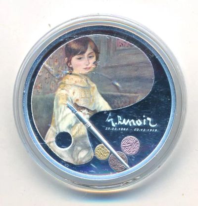 Лот: 24787309. Фото: 1. Ниуэ 1 $ 2020 Ренуар Жюли Мане... Австралия и Океания