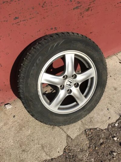 Лот: 12007170. Фото: 1. Диски Honda + резина Toyo R16. Шины на дисках