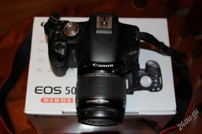 Лот: 2849926. Фото: 1. Canon 500d kit. Цифровые зеркальные