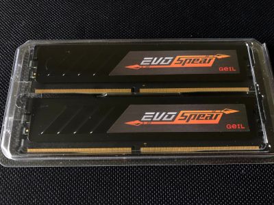 Лот: 13926136. Фото: 1. 16GB (8GBx2) DDR4 3000 GEIL EVO... Оперативная память