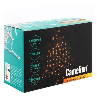Лот: 24658138. Фото: 1. Электрогирлянда Camelion LGD-001... Гирлянды, шарики, новогодние аксессуары